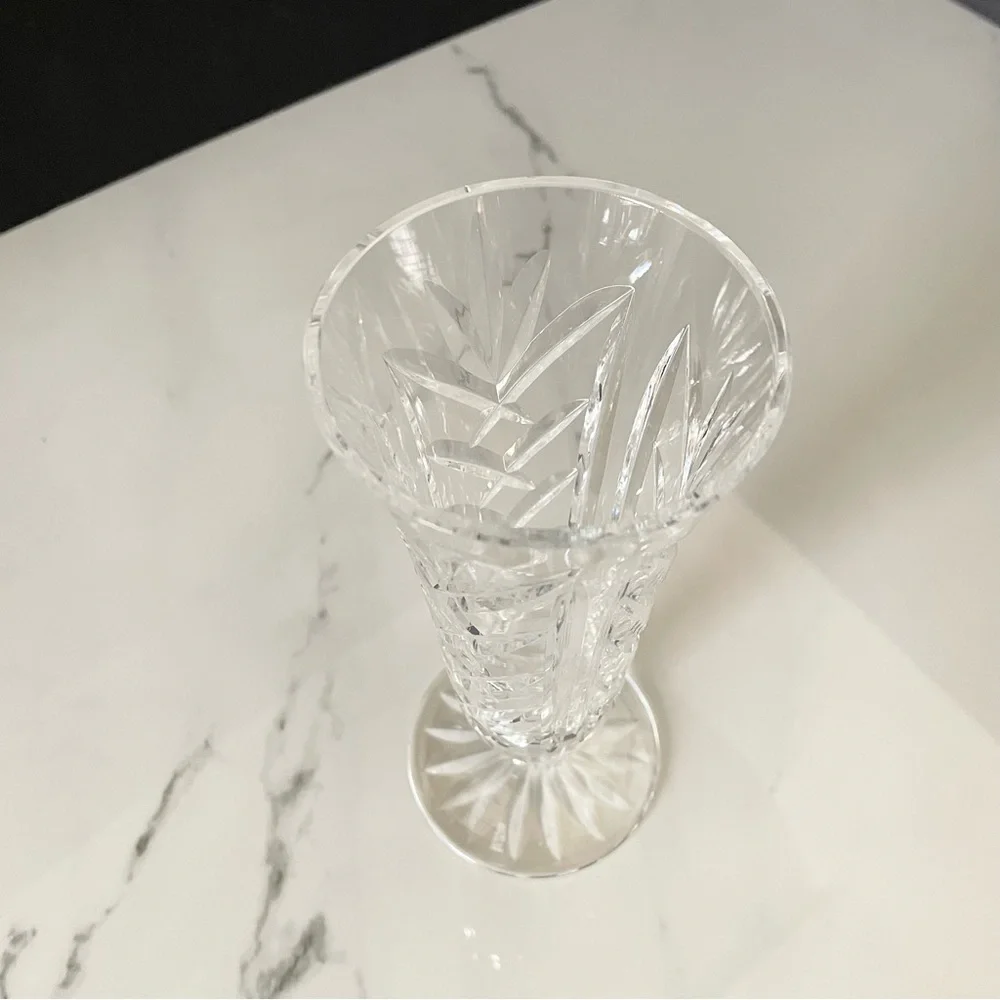 Footed Kilbarry Vase by Waterford Crystal